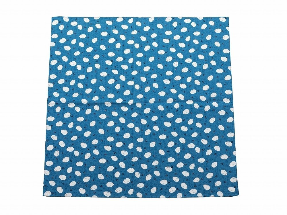# new goods # made in Japan cotton small furoshiki shaku three width 50cm tradition pattern ....sy-185(1 rabbit blue )