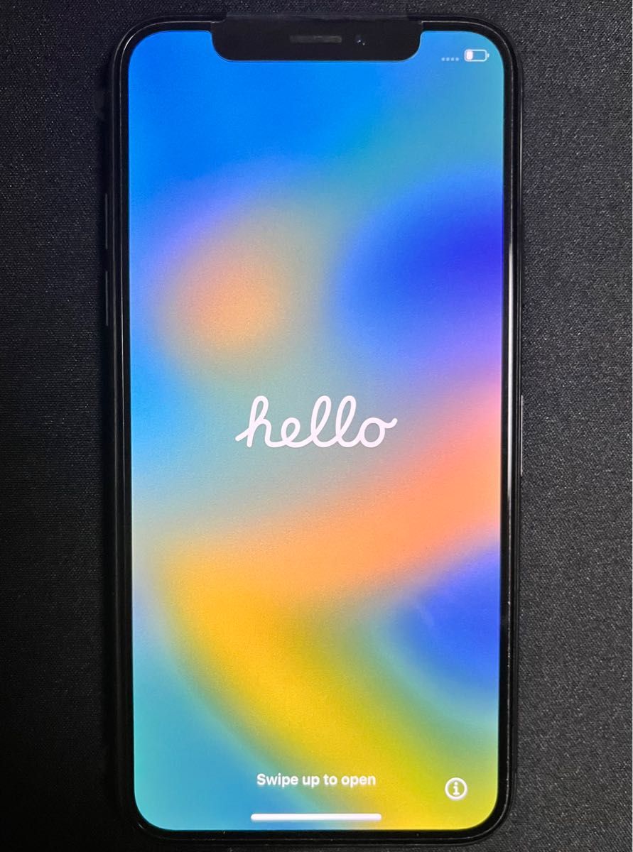 Apple iPhone X　64G/SIMフリー SpaceGray バッテリー交換済