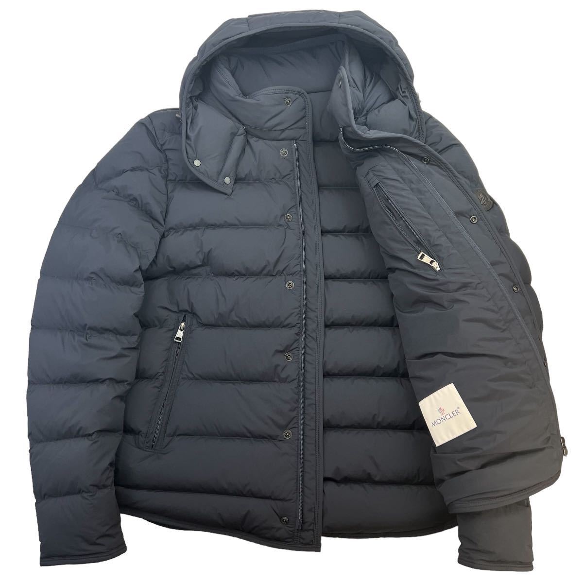  regular price 22 ten thousand ultimate beautiful goods MONCLER Moncler NAZAIREna The -ru18AW down jacket size 5/2XL corresponding dark blue navy ( black . close navy blue ) immediately complete sale A2429