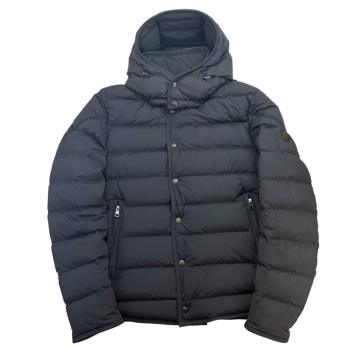  regular price 22 ten thousand ultimate beautiful goods MONCLER Moncler NAZAIREna The -ru18AW down jacket size 5/2XL corresponding dark blue navy ( black . close navy blue ) immediately complete sale A2429