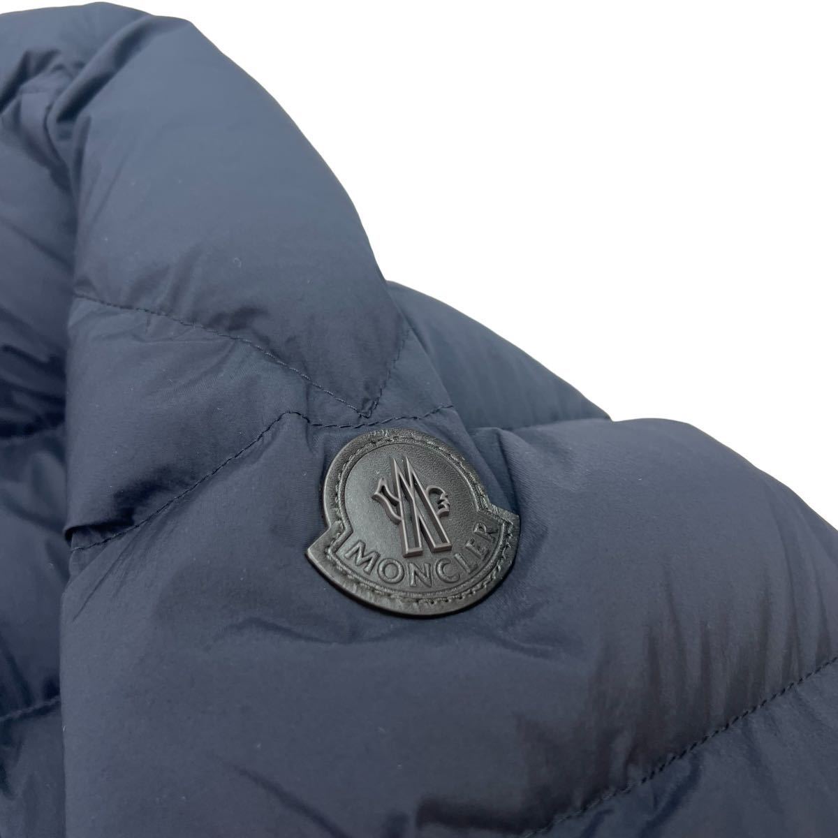  regular price 22 ten thousand ultimate beautiful goods MONCLER Moncler NAZAIREna The -ru18AW down jacket size 5/2XL corresponding dark blue navy ( black . close navy blue ) immediately complete sale A2429