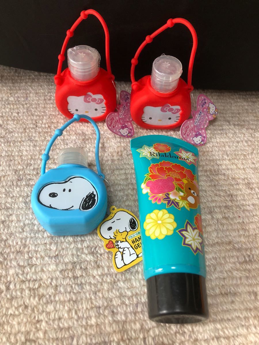  new goods hand gel Snoopy Hello Kitty alcohol washing hand cream Rilakkuma hygienic supplies cold prevention in full measures bag charm 