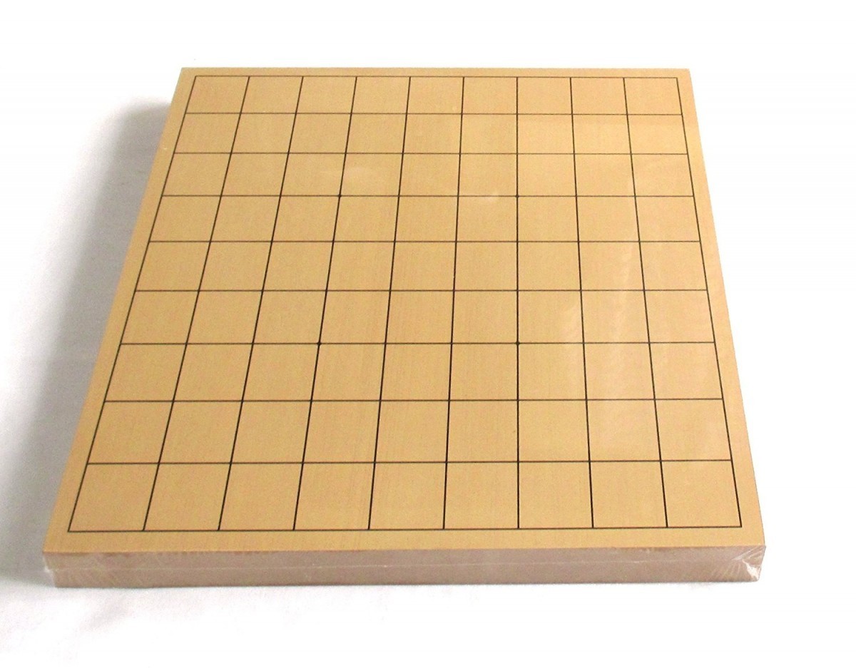 【新品】将棋盤　新桂 卓上将棋盤　１寸・１０号　（ハギ・接合）