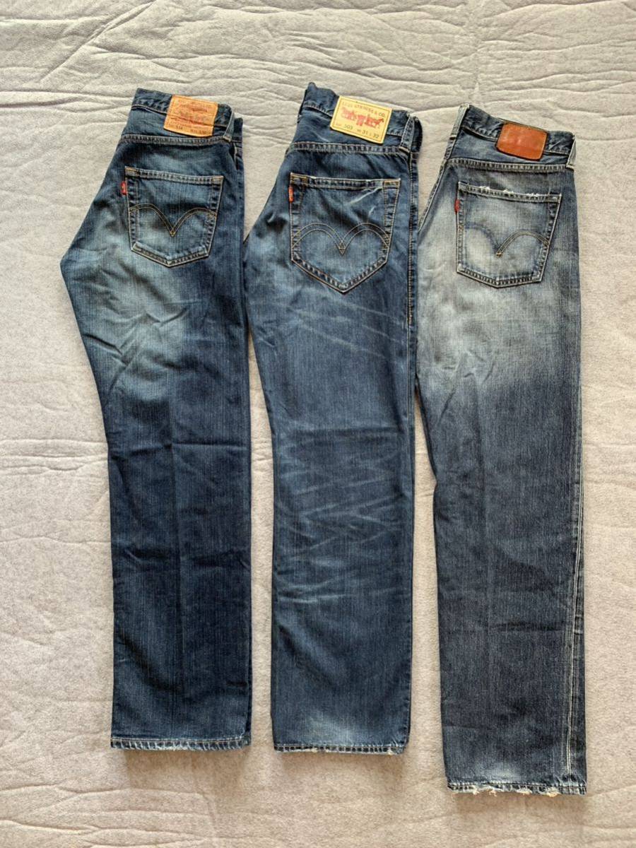 リーバイス　Levi”s メンズ　31インチ　ジーンズ　デニムパンツ　「534 ×1 」「503×2」LEVI STRAUSS&CO 3本セット_画像1