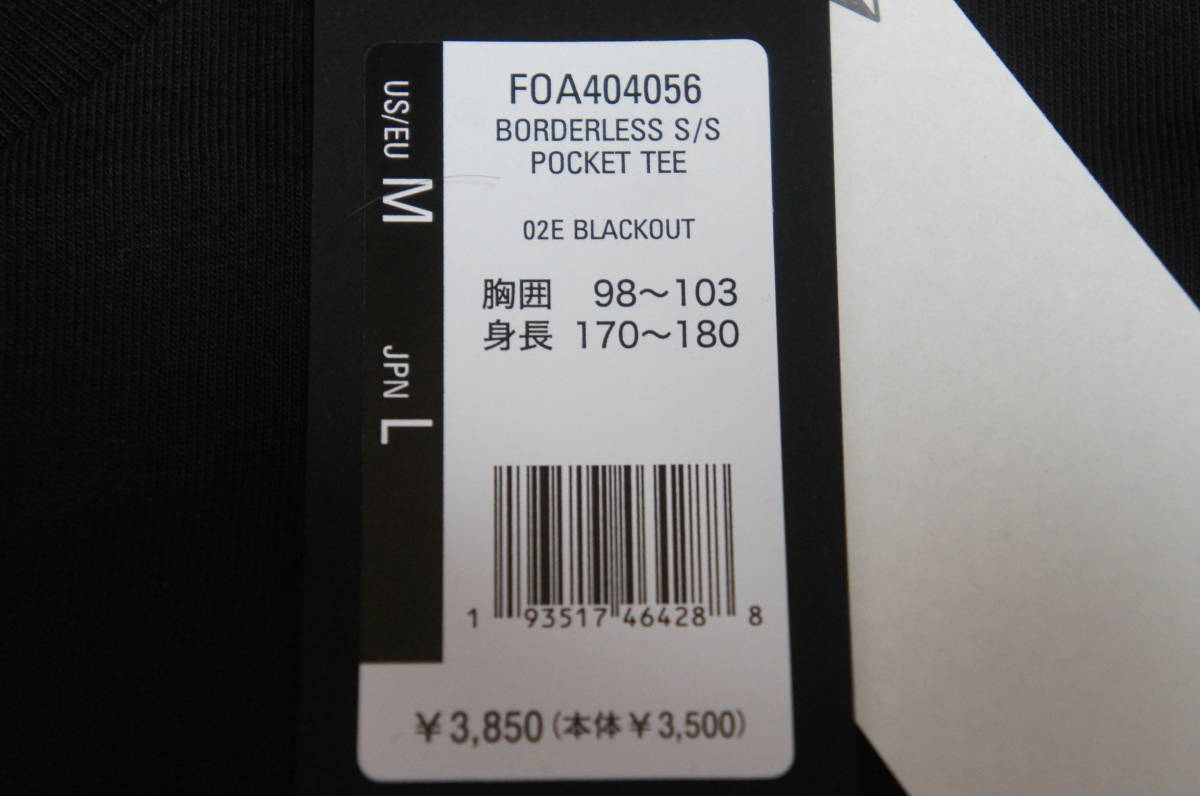 送込 新品 オークリー OAKLEY BORDERLESS SS POCKET TIE 黒 ハイテク 速乾 半袖Tシャツ 格安_画像6