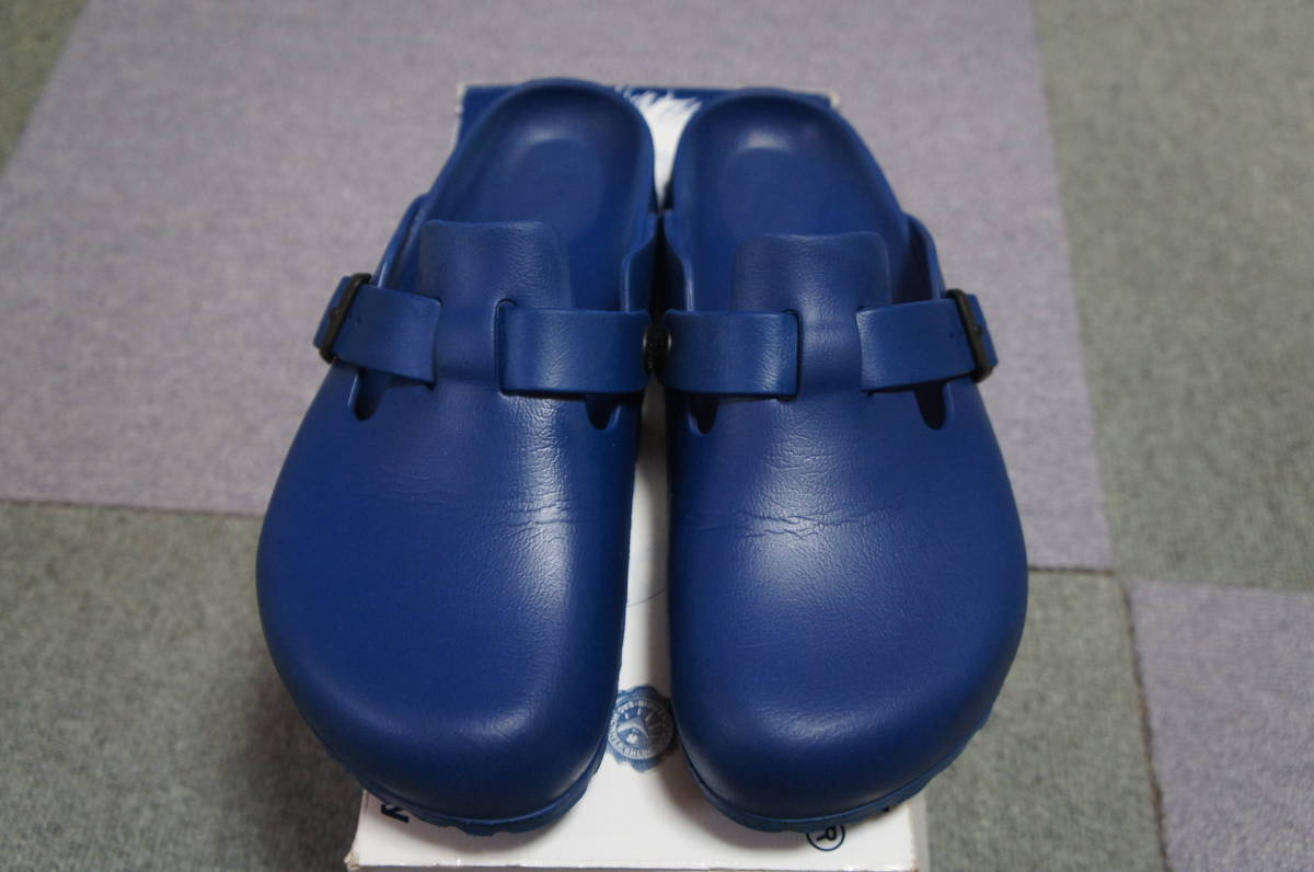 美品 送520円 生産終了 完売モデル デットストック ビルケンシュトック BIRKENSTOCK ボストン EVA ネイビー クリーニング済み_画像2