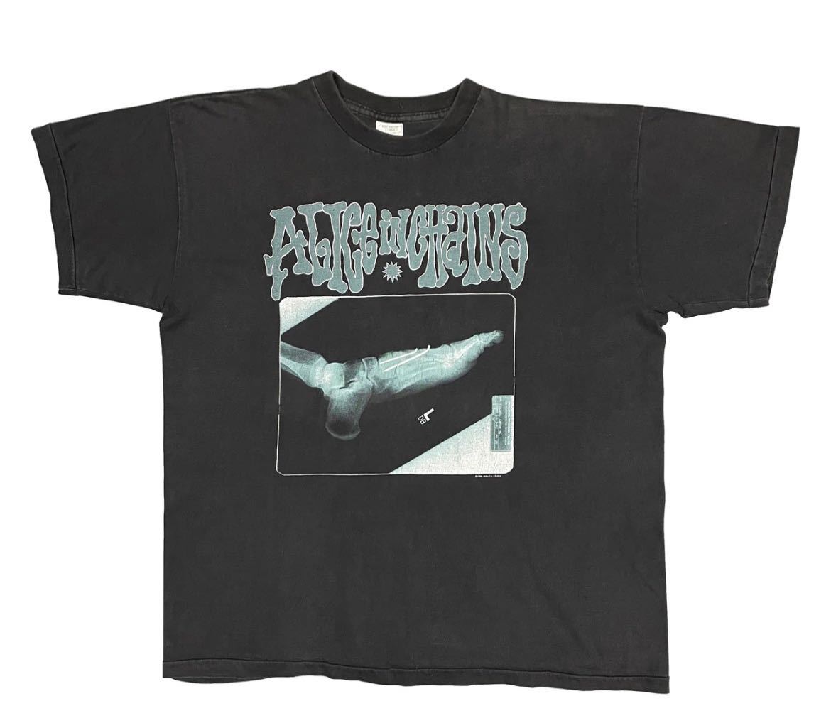 1992 Alice in chains 'X-ray' Tシャツ ヴィンテージ Fear of 1992 Alice in chains 'X-ray' Tシャツ ヴィンテージ Fear of