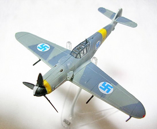 ウイングクラブコレクションL Bf109G-6 シークレット フィンランド空軍機 1/144 MT-408 フィンランド空軍第30戦闘機隊 第1中隊_Bf109G-6フィンランド空軍機(※見本)