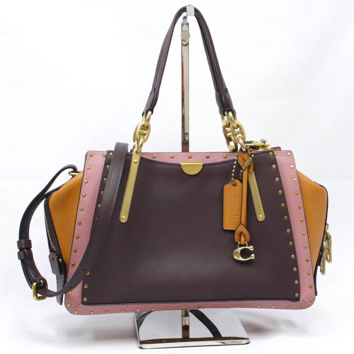 美品 コーチ【COACH】ドリーマー ウィズ 2Way ショルダーバッグ 美品 コーチ【COACH】ドリーマー ウィズ 2Way ショルダーバッグ