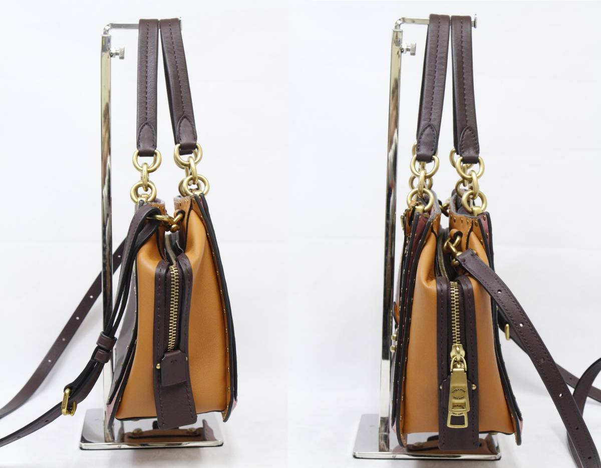 美品 コーチ【COACH】ドリーマー ウィズ 2Way ショルダーバッグ 美品 コーチ【COACH】ドリーマー ウィズ 2Way ショルダーバッグ