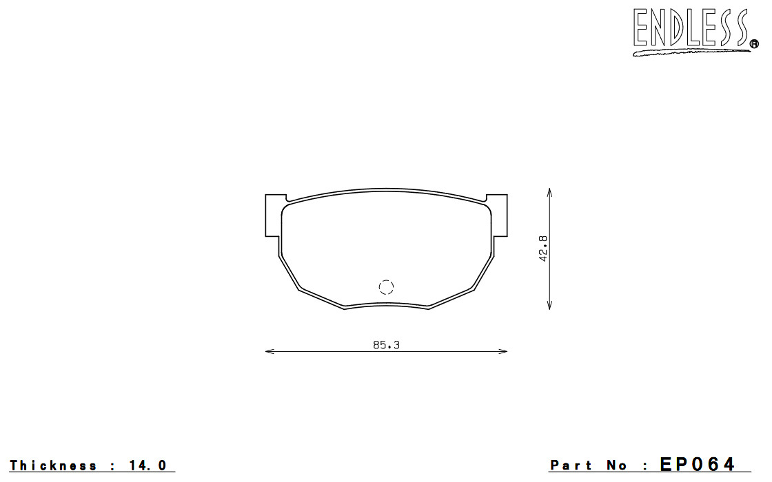 ENDLESS ブレーキパッド SSS リア フェアレディZ Z31(MC前) EP064SS2_画像5