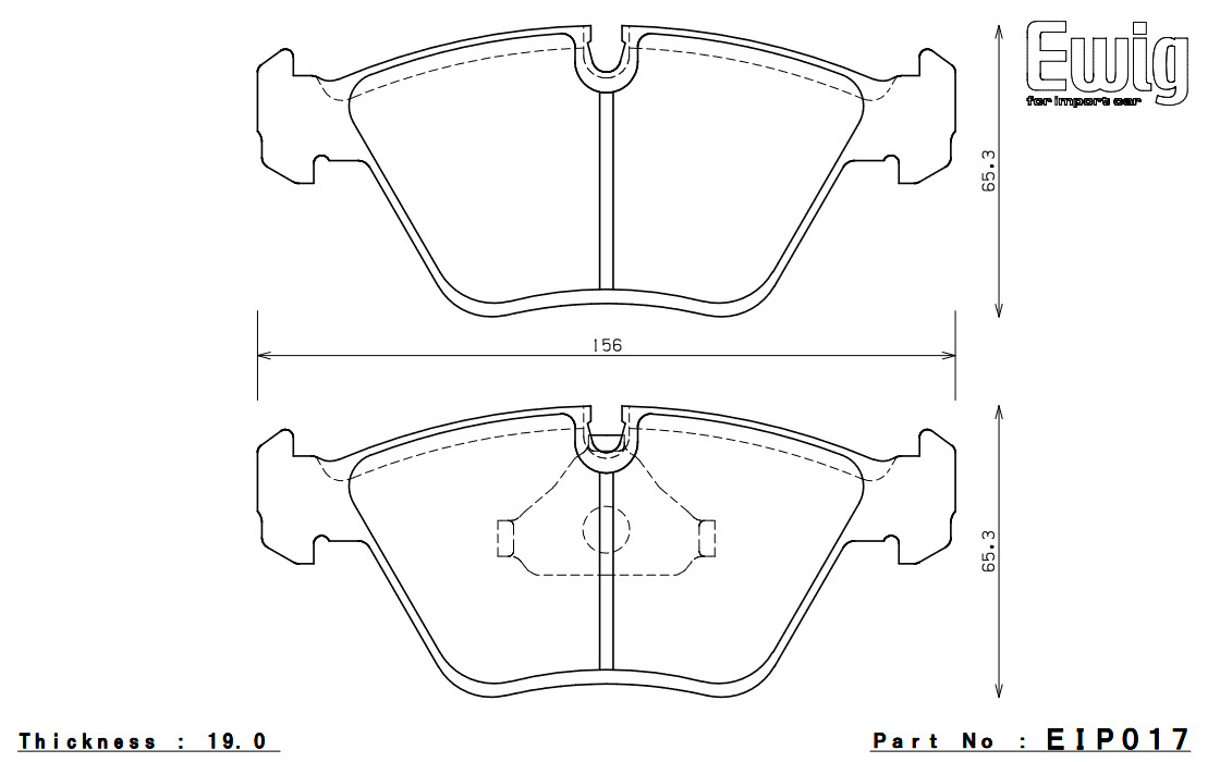 ENDLESS エンドレス ブレーキパッド CC43(N35S) フロント BMW M3 M3B/M3C E36 3.0/3.2 EIP017CC43_画像4