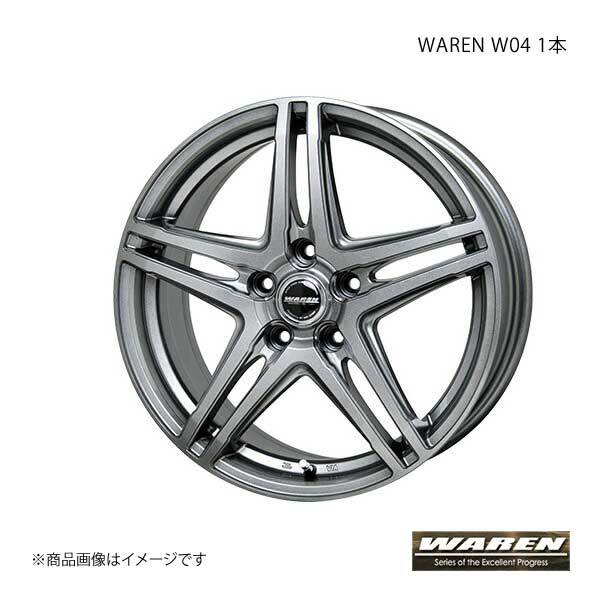 WAREN/ヴァーレン W04 ホイール 1本 クルーガー ACU20W 【 225/60R17 7.0J P.C.D114.3 5穴 INSET 38 ダークシルバー (DS) 】_画像1