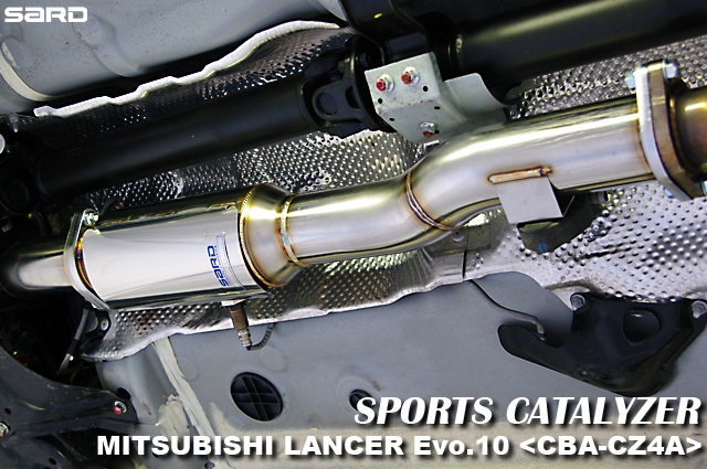 SARD/サード スポーツキャタライザー 触媒 MITSUBISHI/ミツビシ ランサーエボリューション10 CBA-CZ4A 5MT H19年10月～H20年9月 89055_画像2