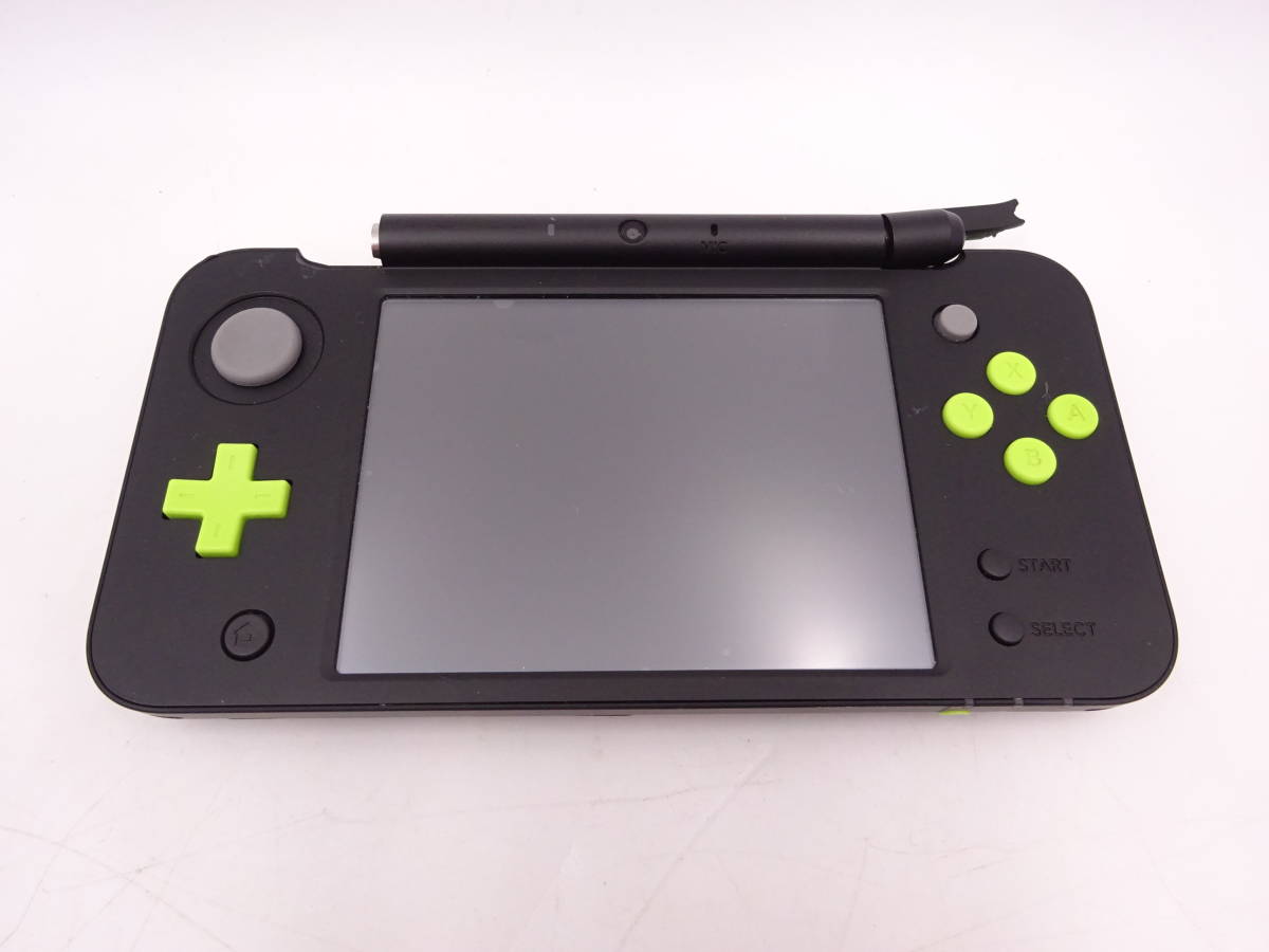AA835/ニンテンドー 2DS LL JAN-001/ブラック ライム グリーン/任天堂