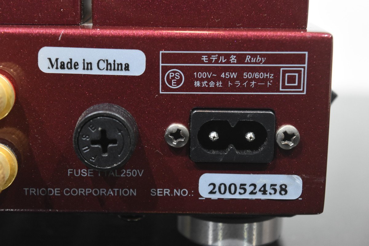 TRIODE トライオード 真空管アンプ RUBY の商品詳細 | ヤフオク! | One