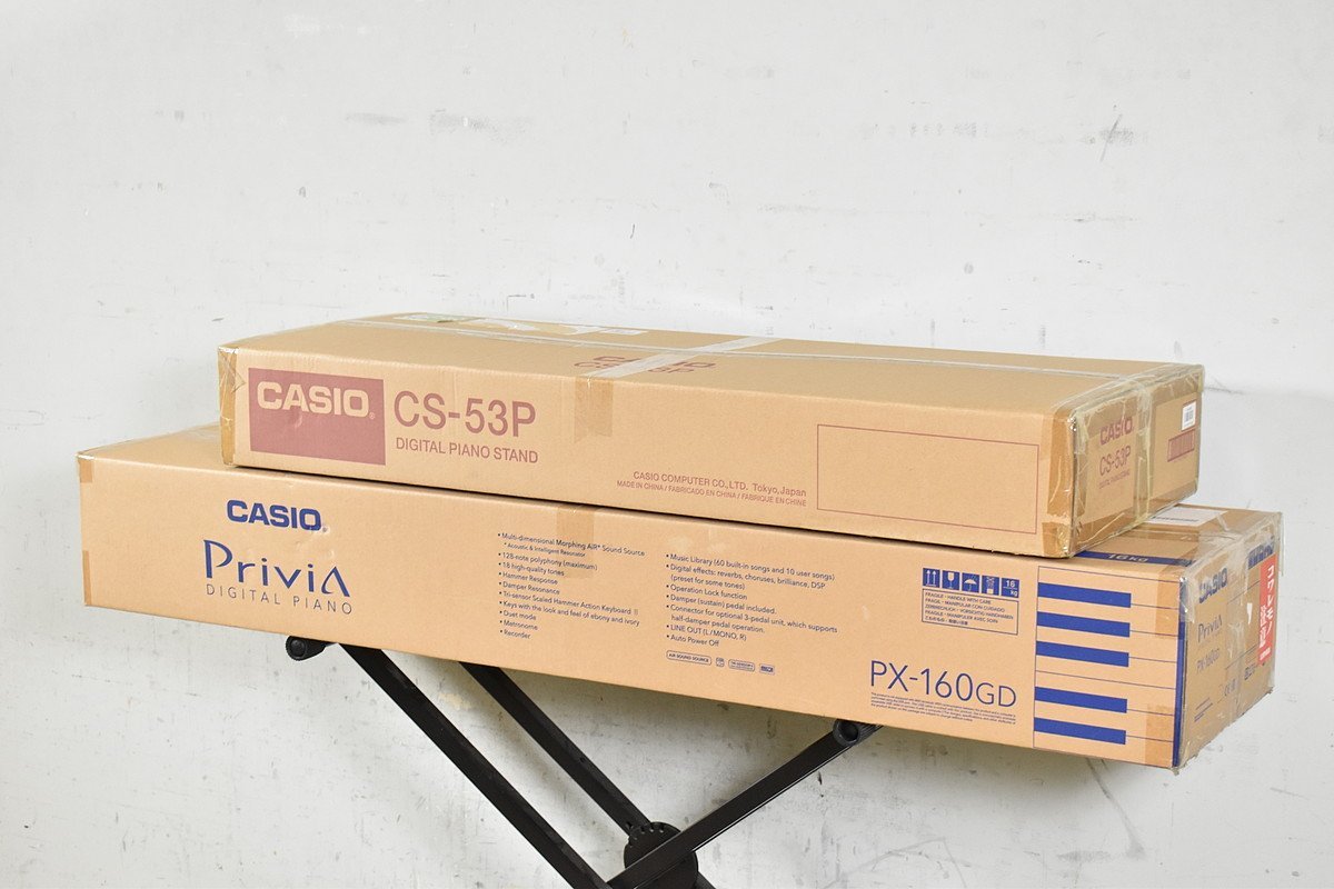 CASIO/カシオ 電子ピアノ Privia PX-160GD +電子ピアノスタンド CS