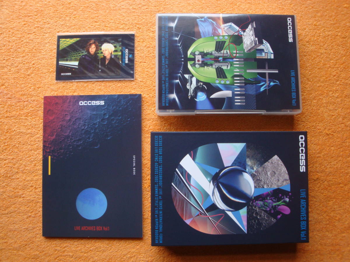 完全生産限定盤 国内盤 2枚組 Blu-ray ブルーレイ MHXL-73 LIVE ARCHIVES BOX Vol.1 access(浅倉大介 貴水博之)