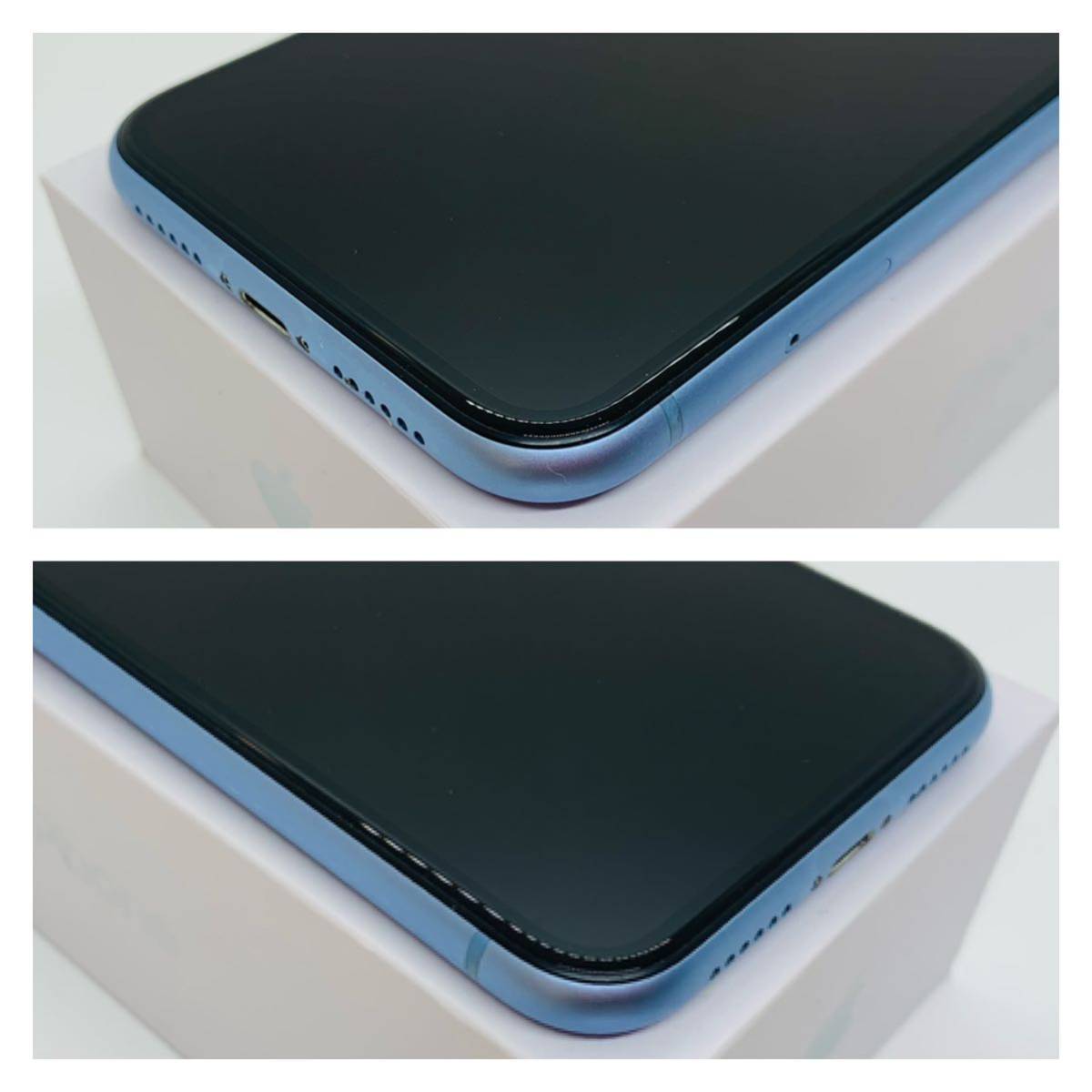 A上美品】iPhone XR ブルー 256 GB SIMフリー 本体（18084）｜PayPayフリマ