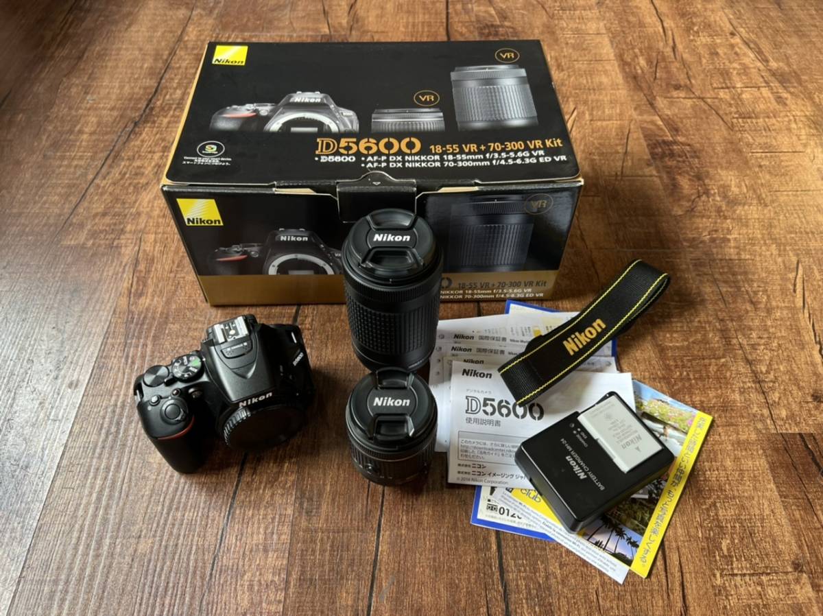 中古品！ニコン Nikon 一眼レフ デジタルカメラ D5600 ダブルズーム