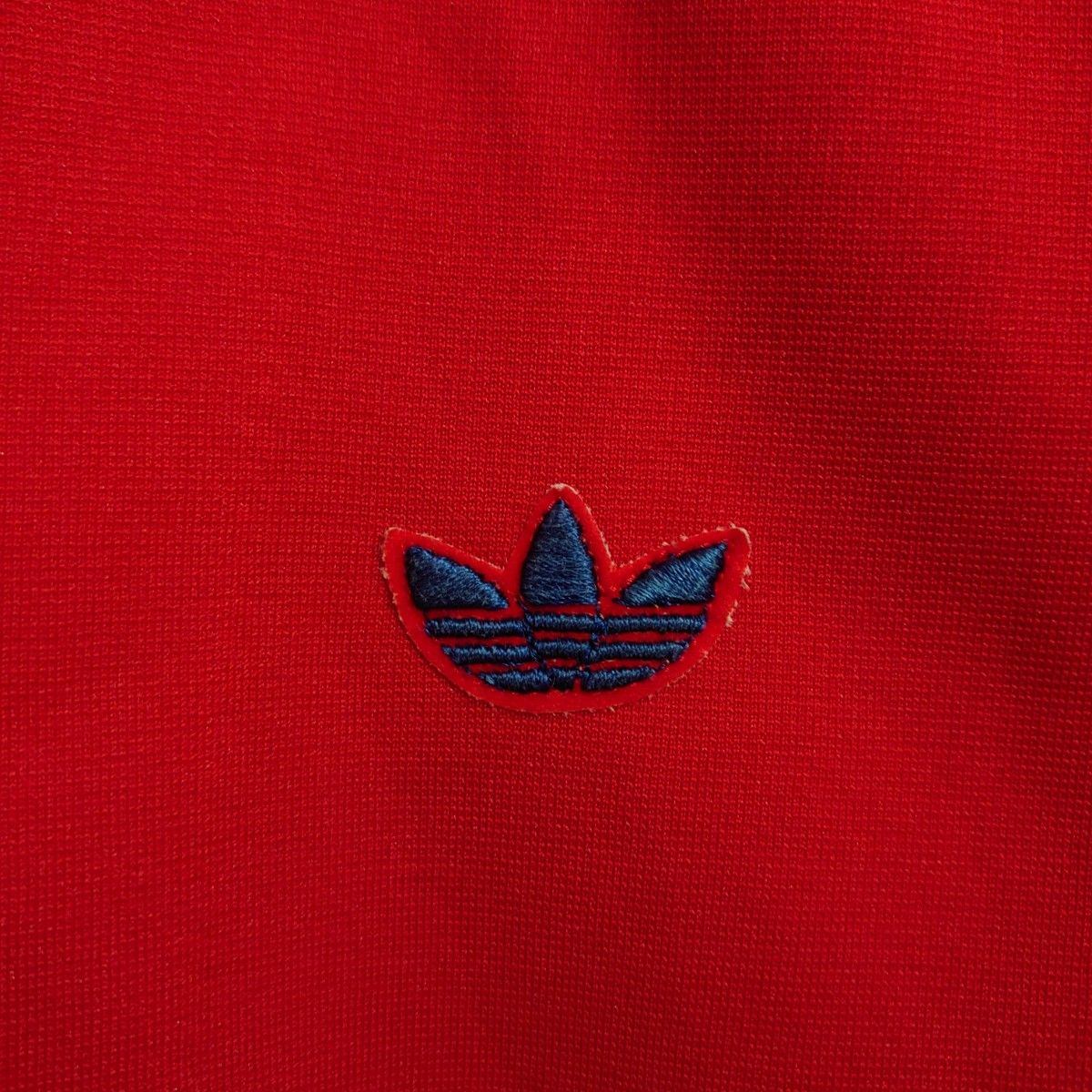 美品 70年代 アディダス ジャージ レッド size L デサント 美品 70年代 アディダス ジャージ レッド size L デサント