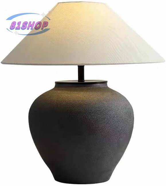 「81SHOP」侘び風 アンティーク照明 インテリア ヴィンテージ デザイン 陶器 テーブルランプ スタンドライト_画像3