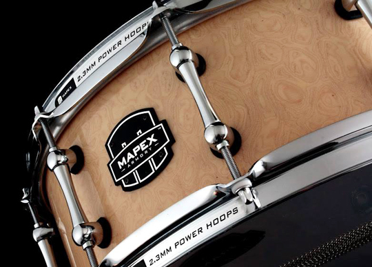 只今半額 50% Off !! Mapex Armory Series ■PEACEMAKER■メイプル＋ウォルナットシェル明るいサウンド。鳴ってます。特価即決 _画像2