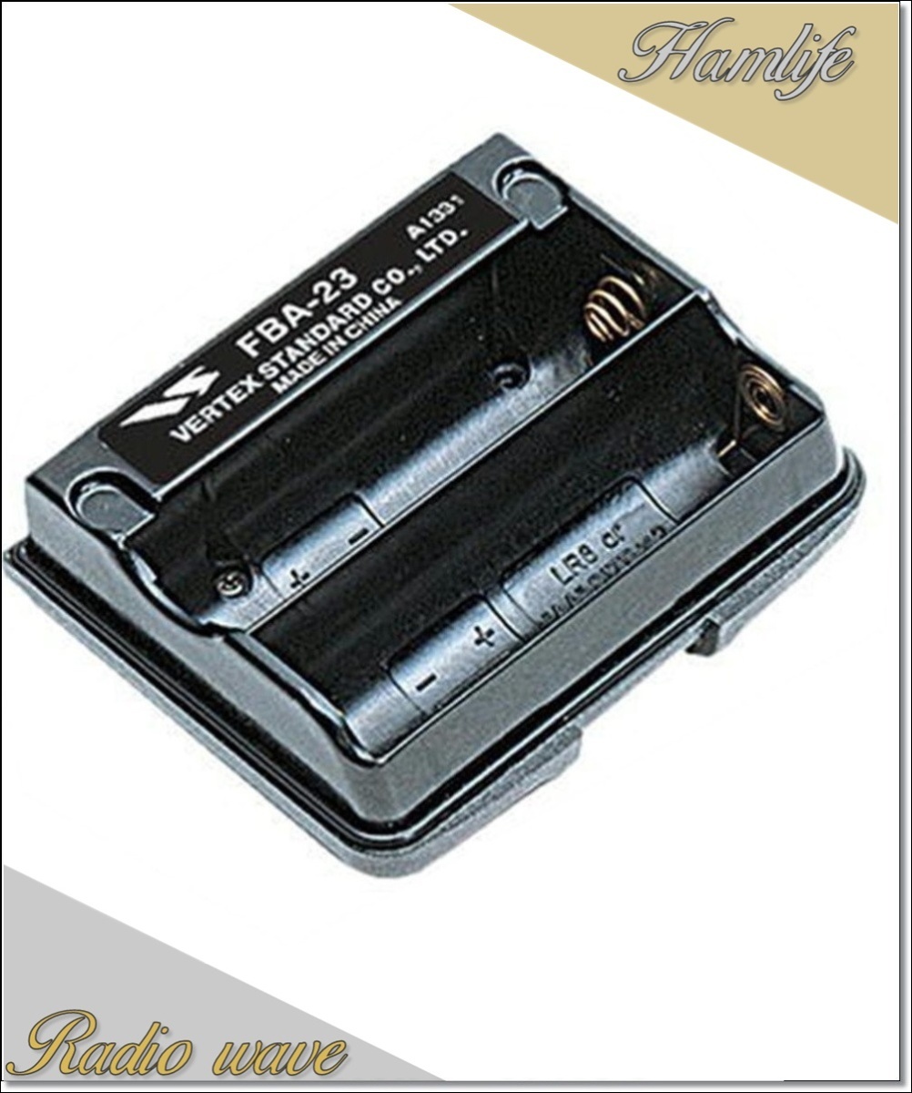 FBA-23(FBA23) アルカリ乾電池ケース(電池2本使用) YAESU 八重洲無線 VX-5 VX-6 VX-7_画像1