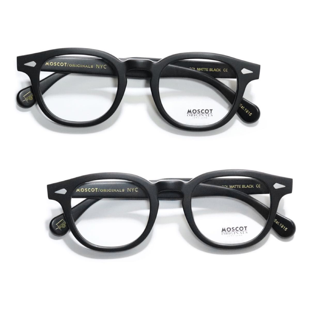 新品未使用☆ MOSCOT モスコット LEMTOSH レムトッシュ 眼鏡 メガネ Matte Black マットブラック 46