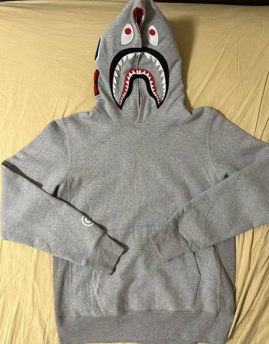 人気ブランドの SHARK APE BATHING A BAPE M ベイプ HOODIE ア