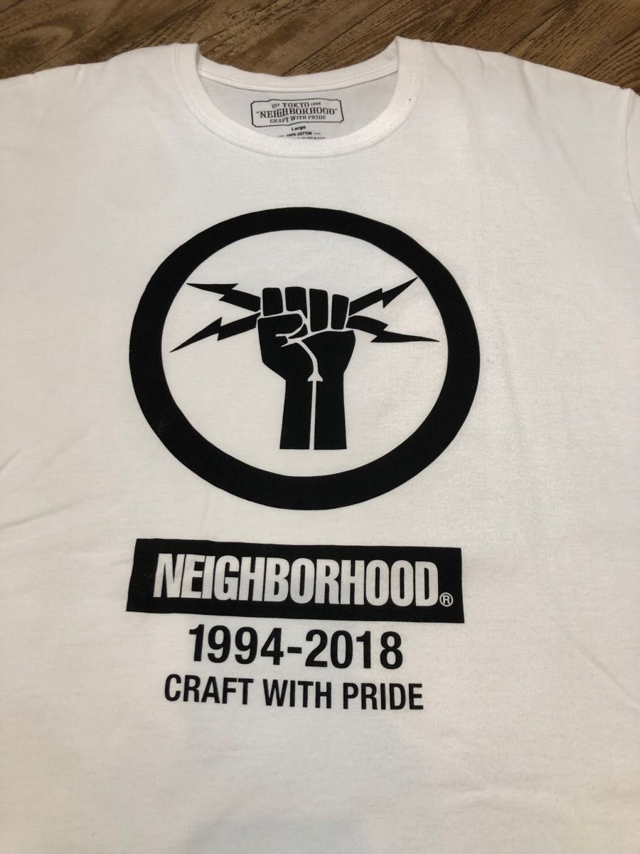 NEIGHBORHOOD FORCE C-TEE - WHITE  L size