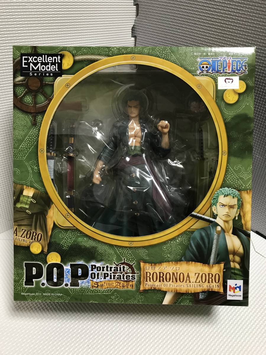 個34 未開封 メガハウス P.O.P Sailing Again/POP ONE PIECE ロロノア