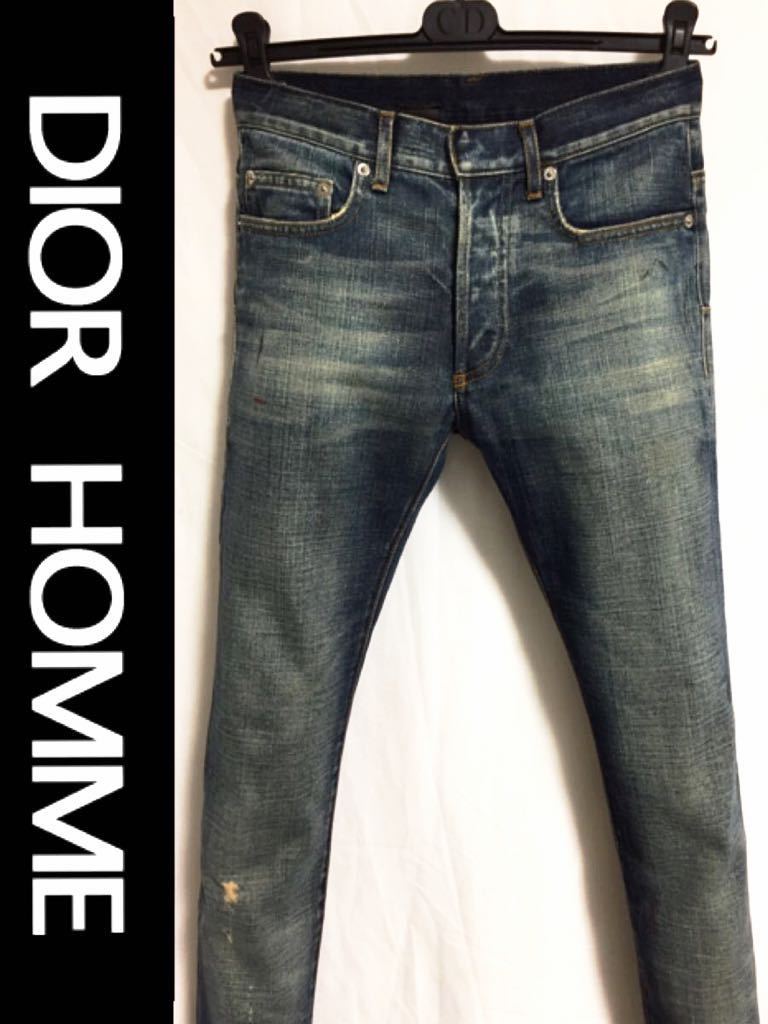 正規 DIOR HOMME 07SS under my car 初代 アンダーマイカー（bas19） ディオールオム デニム by Hedi Slimane★_画像9