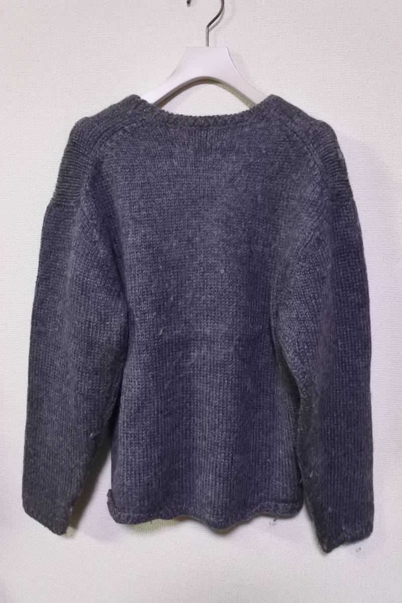 90's COMME des GARCONS HOMME Wool Knit Sweater AD1996 コムデギャルソンオム セーター 田中オム_画像2