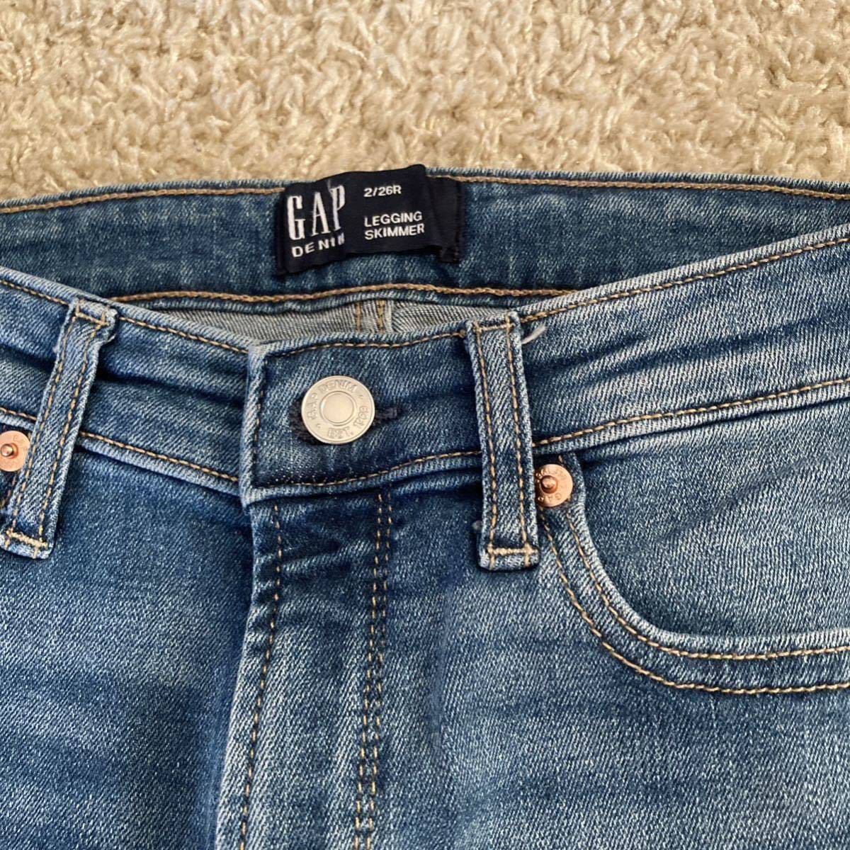 送料無料　未使用　GAP スキニー　デニム　26 レディース　デニムパンツ　 S〜M