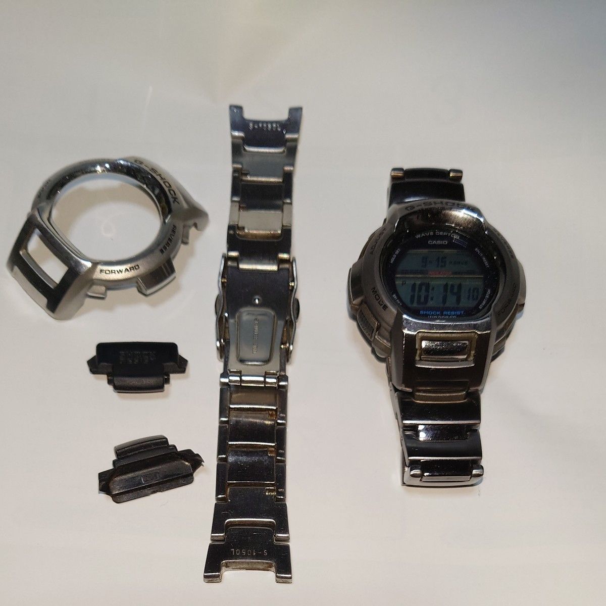 CASIO G-SHOCK GW-600DJ 換ベゼルベルト付 二次電池新品 ピン外れ不具合あり 部品流用 モジュール正常