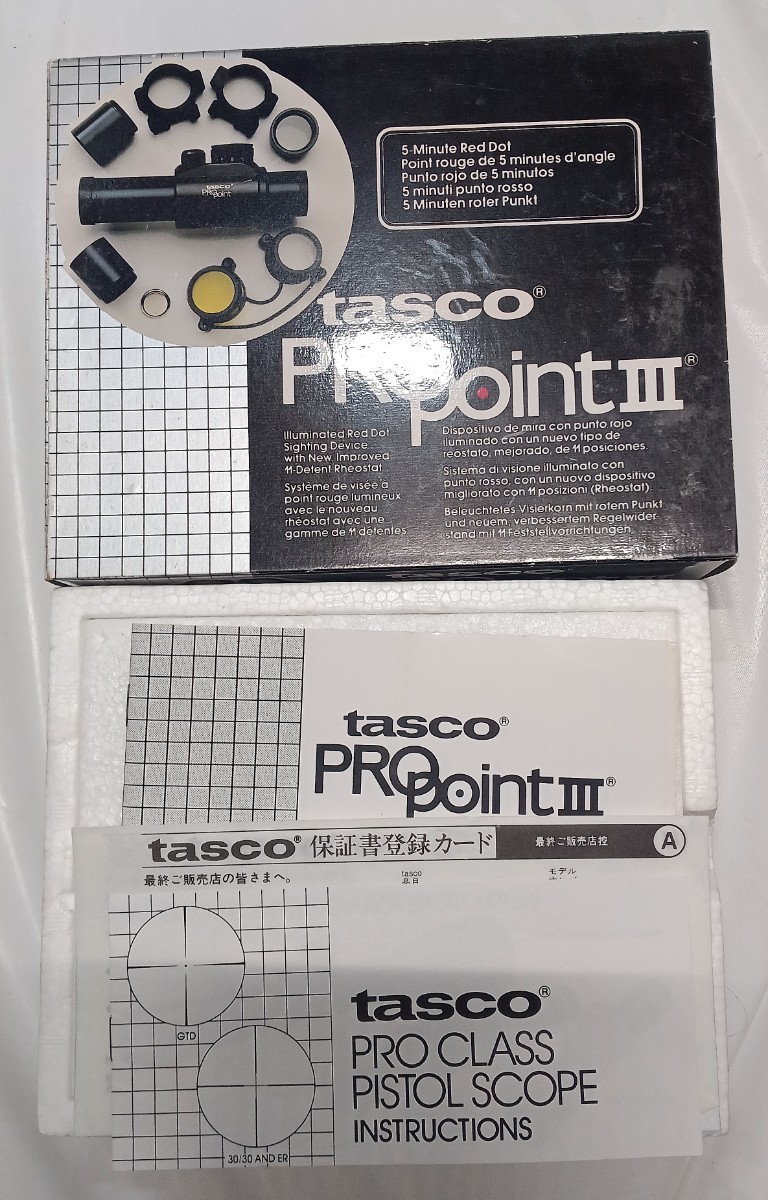 TASCO タスコ PRO point Ⅲ プロポイント 3 ドットサイト