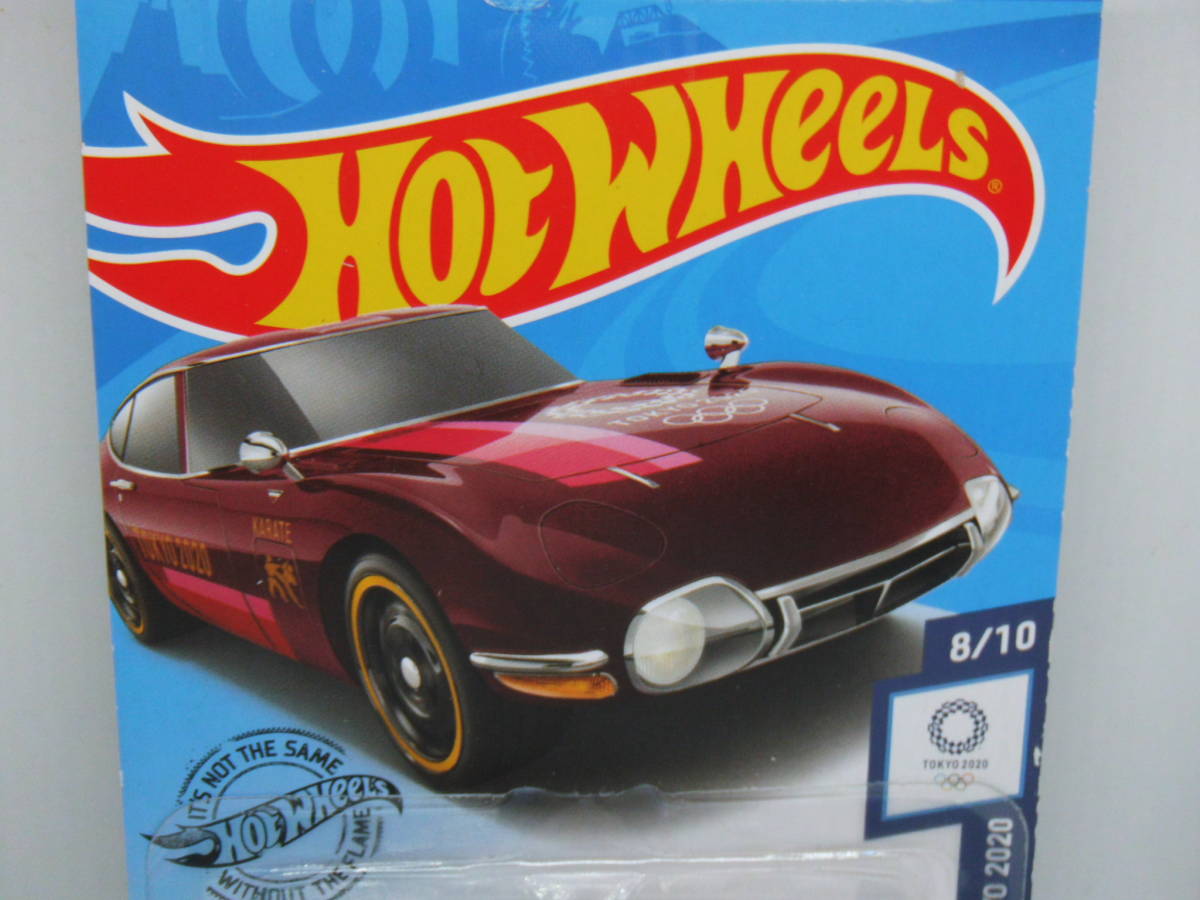 【US流通版：貴重】HOTWHEELS ホットウィール TOYOTA 2000 GT トヨタ 2000 GT マルーン TOKYO2020の画像2