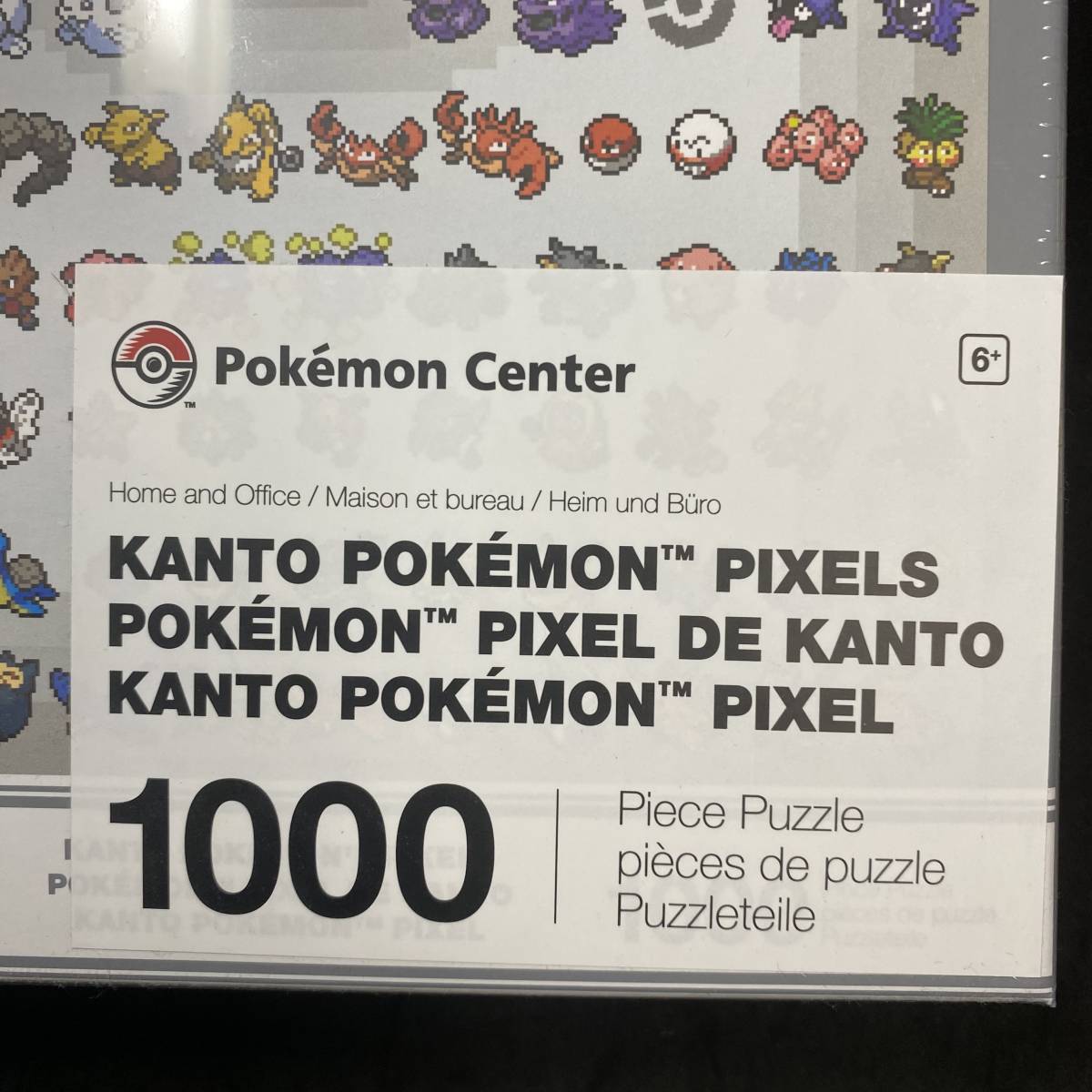 Pokémon Center: Kanto Pokémon Pixels Pokémon Puzzle (1,000 Pieces)