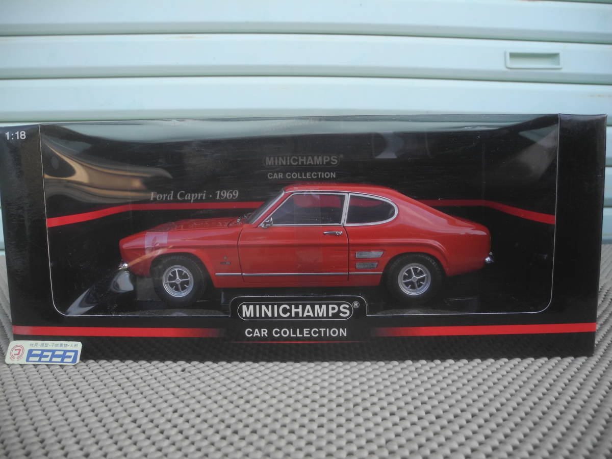 【新品未開封】フォード カプリ　MINICHAMPS　ミニチャンプス　Ford Capri 1969　レッド
