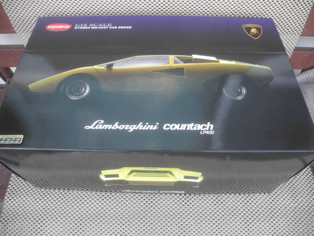 【新品未開封】08611y 1/12 LAMBORGHINI COUNTEACH LP400 YELLOW 京商 ランボルギーニカウンタックの画像1