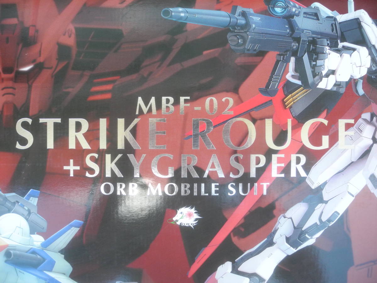 【新品未開封】MBF-02 STRIKE ROUGE ＋SKYGRASPER ORB MOBILE SUIT ／ PERFECT GRADE パーフェクトグレード ストライクルージュ ガンダム_画像6