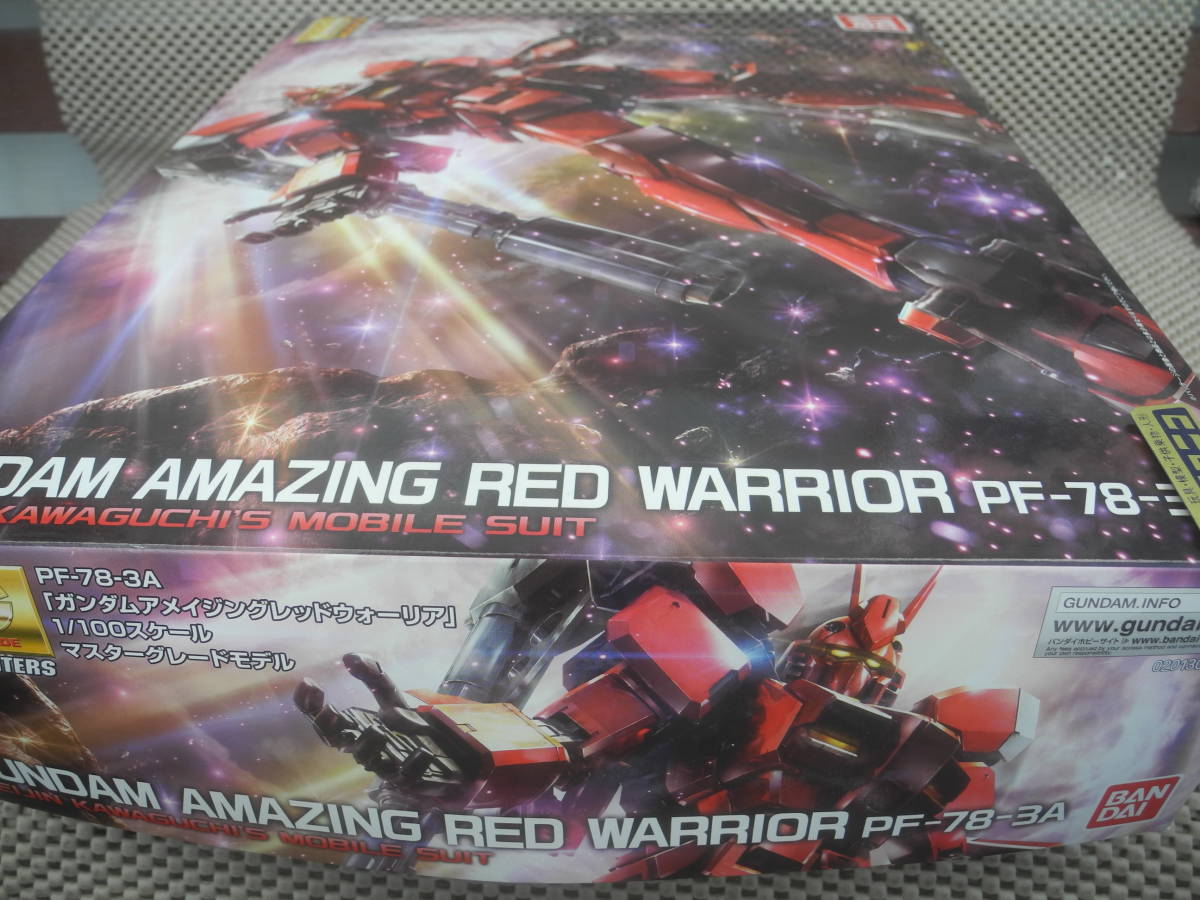 【新品未開封】MG 1/100 GUNDOM AMAZING RED WARRIOR PF-78-3A ガンダム_画像9