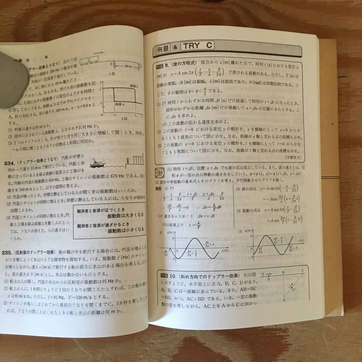 Y90M4-230926 レア［3TRIAL 物理 理科Ⅰ物理＋選択物理 四訂版 教科傍用 数研出版］電流と磁界_画像5