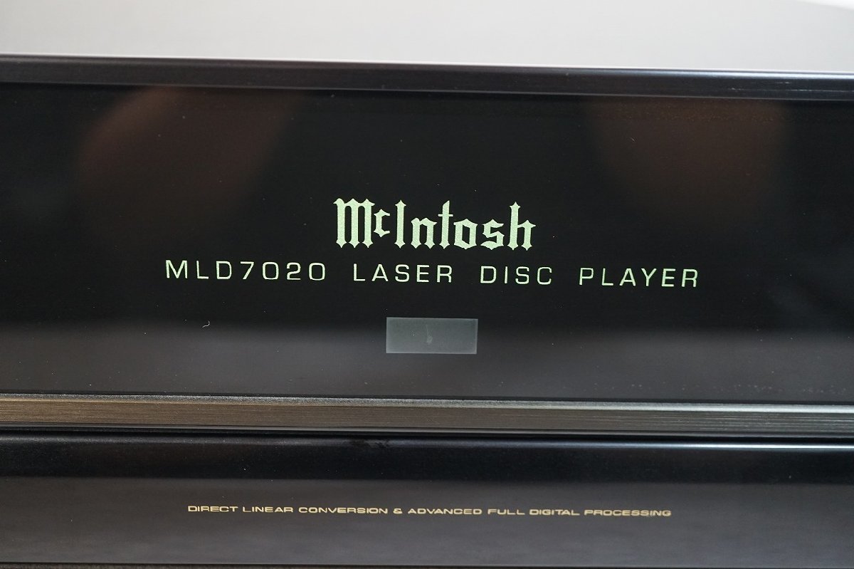 [NZ] [S313017] McIntosh マッキントッシュ MLD7020 LDプレーヤー LASER DISC PLAYER レーザーディスクプレーヤー 取扱説明書付き_画像5