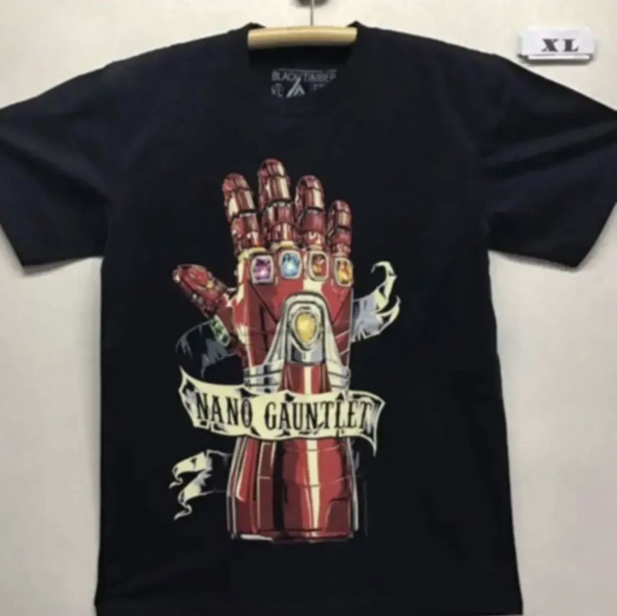 新品 アイアンマン ナノ ガントレット Tシャツ XLサイズ 管3370 マーベル