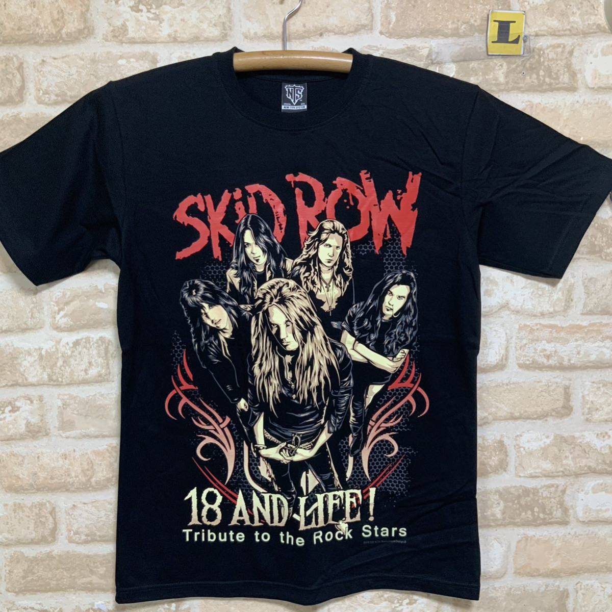 スキッドロウ SKID ROW Tシャツ Lサイズ ロックバンドTシャツの画像1