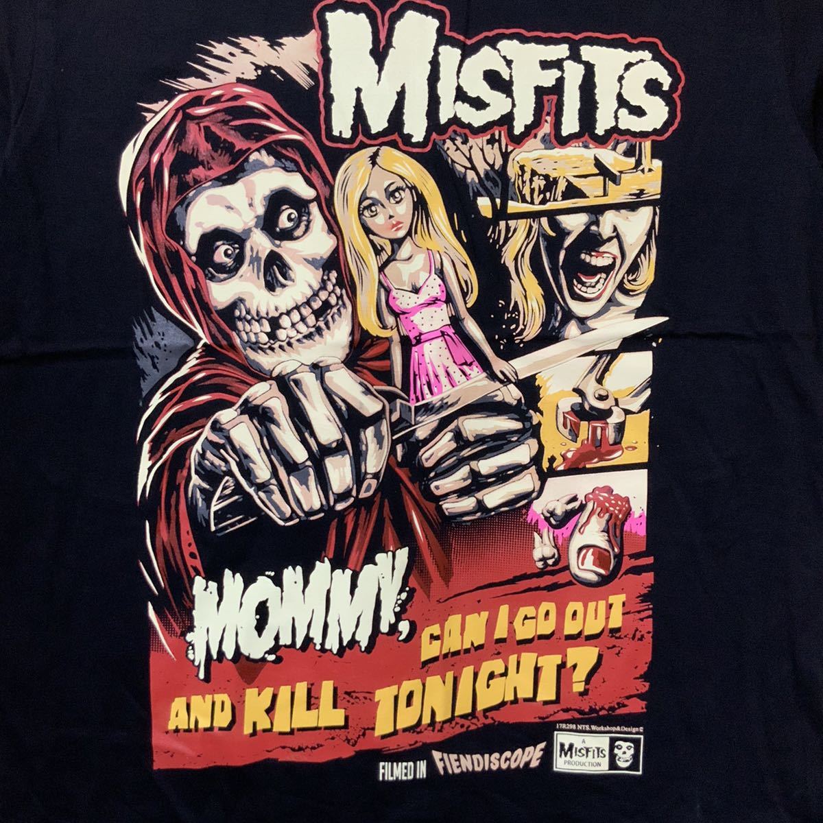 新品 ミスフィッツ Tシャツ XLサイズ MISFITS ロックバンド ミスフィッツ (The Misfits)の画像2