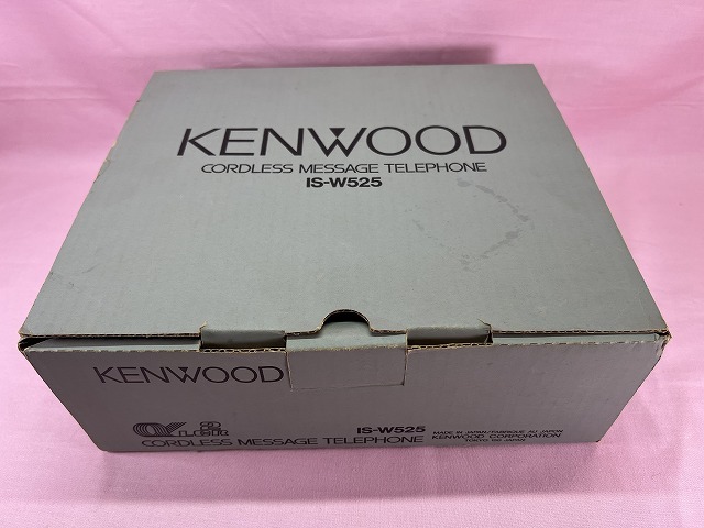 922* price cut * that time thing KENWOOD IS-W525 absence number cordless telephone box * instructions attaching * Junk telephone machine present condition goods **