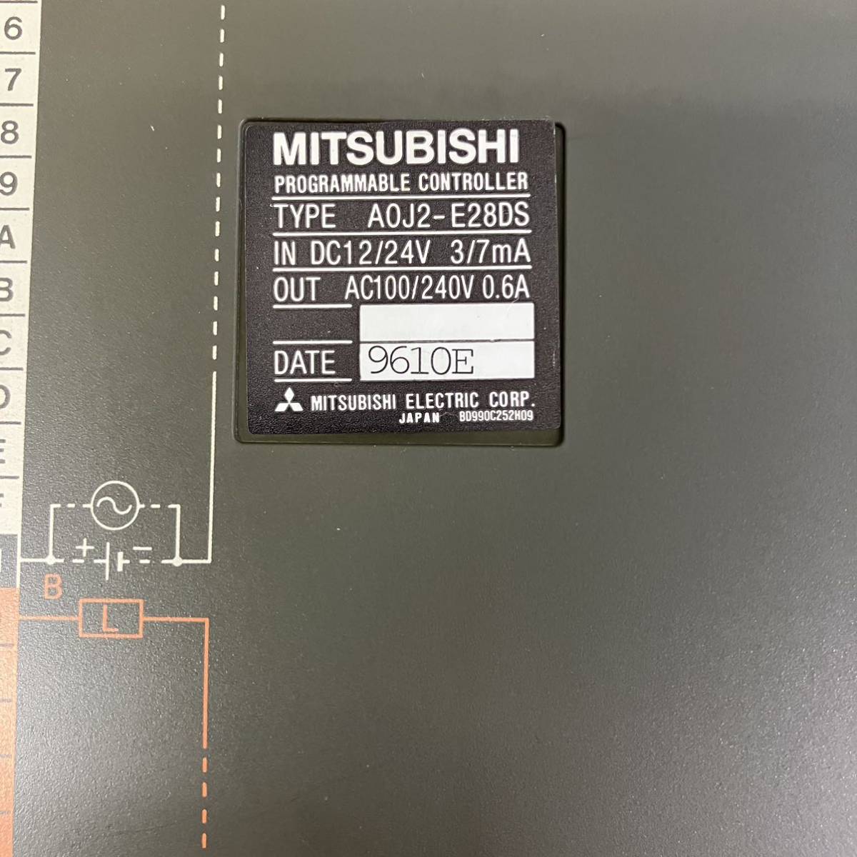 三菱　MITSUBISHI　A0J2-E56DS/2個　A0J2-E28DS/A0J2HCPU/A0J2-E28DT/A0J2-E56DT　シーケンサ　通電確認のみ_画像5